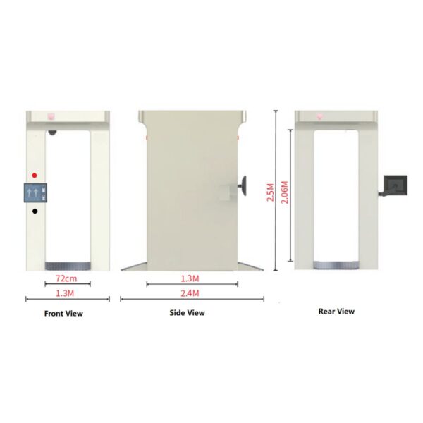 Millimeter Wave Non-contact Human Full Body Security Inspection Scanner - Image 3